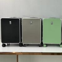 Bagages à roulettes en aluminium léger de luxe pour femmes sacs à roulettes en PC avec roulettes pour les voyages en cabine