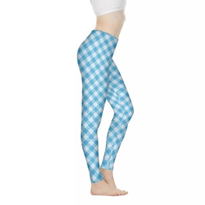 Dropshipping Damenbekleidung Personalisierte Exquisite und Langlebige Palaka Hawaii Lange Yoga-Hosen - Product Image 4