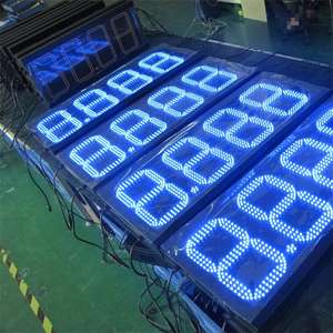 Panneaux d'affichage LED numériques pour stations-service à 7 segments, les plus vendus, avec télécommande RF IP65 sur pylône - Product Image 5