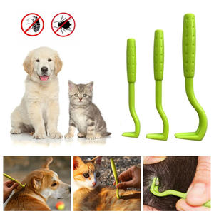 Precios de distribuidor 3 unids/set herramientas de plástico para quitar anzuelos, herramientas para quitar pulgas verdes, oferta a granel gancho para quitar pulgas - Product Image 2