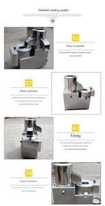 Máquina Peladora y Cortadora Automática de Patatas de 500 kg/hora, Bomba de Limpieza <span class=keywords><strong>en</strong></span> Seco para Taro, Uso Doméstico, Granja, Panadería, Verduras, Frutas, Ajo - Product Image 3
