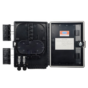 Caja Terminal de Fibra Óptica para Exteriores Personalizada de 16 Núcleos, Aleación <span class=keywords><strong>Caixia</strong></span> PC, ODP, ODB, FDB, NAP, en Blanco y Negro, Distribuidor FTTH - Product Image 1