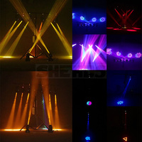 Shehds LED Spot 60W Gobos Mini Cabeza Móvil Iluminación DJ Festivales Disco Home DJ Disco Escenario Teatro