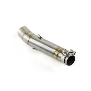 Deslizamiento para <span class=keywords><strong>Honda</strong></span> <span class=keywords><strong>CB300R</strong></span> 2013-2023 CBR300F Puntas de silenciador negras Tubo de escape medio - Product Image 3