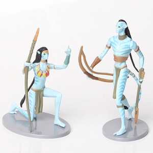 HY ชุด 6 ชิ้น/เซ็ต อวาตาร์ 2 เนย์ติรีและเจค โมเดลพีวีซี ของเล่นฟิกเกอร์แอคชั่น ของสะสม ขายส่ง - Product Image 2
