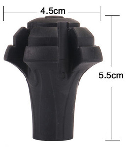 Ensemble de protection de pointe de bâton d'accessoires Alpenstocks portables Matériau TPE Couvercle de pointe de poteau de <span class=keywords><strong>trekking</strong></span> non durable pour une adhérence accrue - Product Image 2