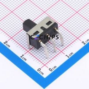 SS-12D11-G060 Slide Switch Through hole,13.4x6.6x6.4mm Switch Single Pole Double Throw Rectangle Pin Header PC Pin 13.4mm - Product Image 2
