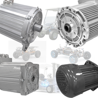 Motor Listrik BLDC 72V 8000W untuk Kapal PMSM Puncak hingga 20000 Watt 15HP dan 3000 hingga 7000 RPM 20 hingga 85 Nm IE5 Hairpin Winding