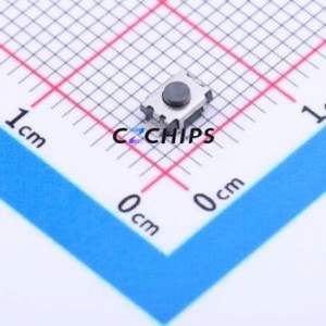 TD-1185SN-2.0H-250 Tactile Switch SMD Switch Single Pole Single Throw Round Button 2.5N Vertical Mount - Product Image 1