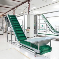 Convoyeur à bande en PVC de qualité alimentaire pour légumes et fruits Petit convoyeur à bande industriel pour entrepôt Usage domestique Magasin industriel