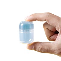 Vente flash : Capsules vides pour Gashapon, jouets en forme de boule, 32 mm x 47 mm, transparentes, colorées, en plastique, boules colorées en vrac, jouets bon marché