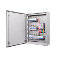 Armoire de distribution électrique métallique pour le contrôle de pompe par programmation PLC, avec boîtier de distribution d'alimentation et de comptage