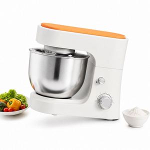 Mélangeur sur socle 600W avec logo personnalisé OEM ODM, 6 vitesses réglables, bol en acier inoxydable de 4L, batteur, pétrin pour café - Product Image 4