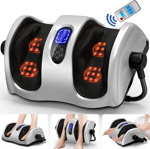 Rodillo de Masaje para Piernas con Conexión Eléctrica para Mejorar la Circulación y Relajar los Músculos, Masajeador de Pies y Piernas con Beneficios para la Salud - Product Image 1