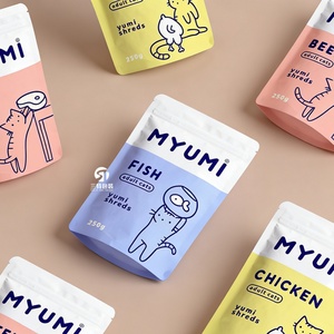 ถุงบรรจุภัณฑ์อาหารสัตว์เลี้ยงแบบตั้งได้ พิมพ์ลายตามสั่ง ใช้ซ้ำได้ ทนความร้อน เกรดอาหาร บรรจุอาหารสัตว์เลี้ยง  วัสดุอลูมิเนียมฟอยล์ ซิปล็อค พลาสติกลามิเนต สำหรับอาหารสุนัข - Product Image 5