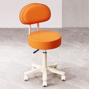 Height Adjustable <b>Rolling</b> Spa Stool with Wheels, Swivel Barber Nail Tech Stool for Beauty Salon Tattoo Home Office Use - Product Image 5