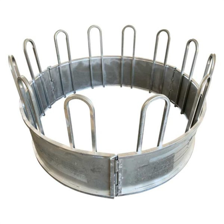 Galvanisé-Argent avec plaque de fer