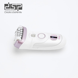 Depiladora eléctrica DSP para mujer, afeitadora 2 en 1 para axilas, piernas y partes íntimas, funciona con batería recargable - Product Image 2