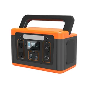 Top High Efficiency Outdoor 500w Pure Sine Wave outdoor portable generator camping battery solar power station camp