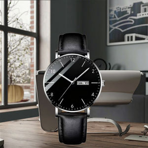 防水時計サファイアミラー発光ポインターステンレス鋼自動機械メンズウォッチカスタム高品質 - Product Image 3