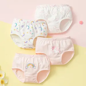Children's underwear girls pure cotton triangle Soft Baby Girl Underwear Cotton Kids Toddler Short Pants Underpants Breathable