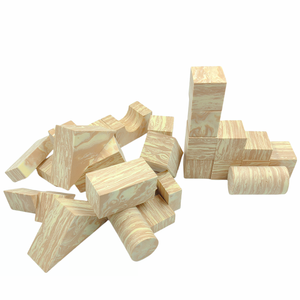 Hot bán <span class=keywords><strong>2025</strong></span> Chất lượng cao xây dựng khối Set EVA hạt gỗ bọt khối xây dựng cho bé - Product Image 2