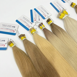Extensions de cheveux humains vietnamiens 100% naturels, lisses, en vrac, plusieurs couleurs, en stock, fournisseur - Product Image 1
