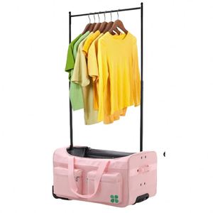 Free sample China Duffle Bag for Girls with Garment Rack/Dance <b>Roller</b> Bag, <b>Large</b> Black Trolley Dance Bags at Wholesale Prices - Product Image 5