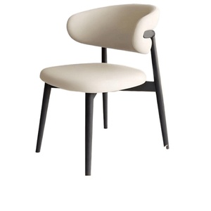 <span class=keywords><strong>Chaise</strong></span> de salle à manger scandinave moderne et simple <span class=keywords><strong>en</strong></span> <span class=keywords><strong>fer</strong></span> <span class=keywords><strong>forgé</strong></span>, confortable, luxueuse, avec dossier rembourré <span class=keywords><strong>en</strong></span> cuir PU souple, non pliable, <span class=keywords><strong>pour</strong></span> la maison - Product Image 3