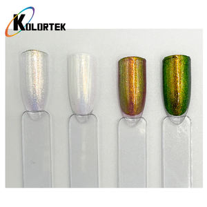 Kolortek Aurora Nail Powder Neon Glitter Magic Dust Láser holográfico Pigmento <span class=keywords><strong>de</strong></span> cromo brillante Nail Art Nail Glitter - Product Image 1