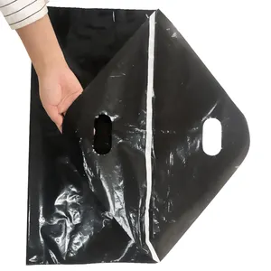 Carry Bags Tampered Sealed Takeout Bags Hot Food Togo Take Carry Out Takeout to Go Takeaway Plastic Heavy Duty Restaurant PE