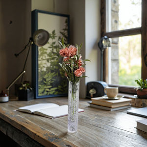 <span class=keywords><strong>Grand</strong></span> <span class=keywords><strong>vase</strong></span> en <span class=keywords><strong>cristal</strong></span> <span class=keywords><strong>de</strong></span> 34cm-Design floral clair droit pour la décoration <span class=keywords><strong>de</strong></span> mariage/maison-Cadeau <span class=keywords><strong>de</strong></span> pièce maîtresse d'événement élégant - Product Image 3