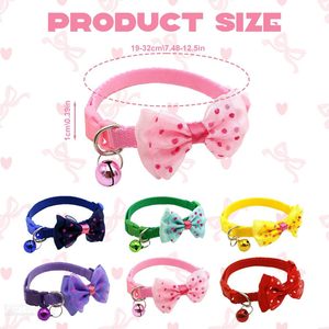 ปลอกคอแมวแบบปรับได้ หลายสี ดีไซน์สวยงาม ขายส่ง - Product Image 2