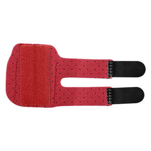 Attelle de support de réglage <span class=keywords><strong>Velcro</strong></span> à double doigt en aluminium Protecteur de doigt Attelle de fixation - Product Image 6