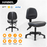 Chaise de bureau ergonomique moderne de luxe en gros, élégante, avec réglage en hauteur, en tissu nylon pour usage professionnel