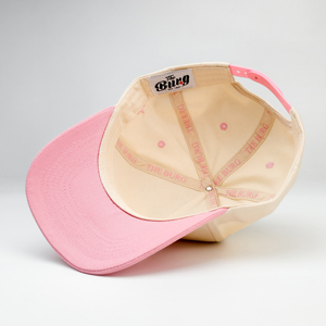 Gorra de béisbol rosa de dos tonos de invierno 2025-Sombrero de papá ajustable informal con forro polar cálido - Product Image 5