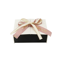 Calendrier de l'Avent de Noël personnalisé Emballage en carton Fermeture à ruban pour double porte ouverte Matériau éponge recyclé Stratification mate