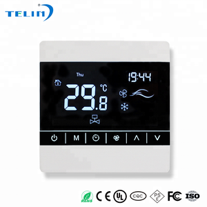 HVAC RS485 Modbus थर्मोस्टेट केंद्रीय एयर कंडीशनर के लिए स्मार्ट से प्रोग्राम तापमान नियंत्रक - Product Image 2