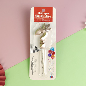 Venta al por mayor bonita cera <span class=keywords><strong>de</strong></span> parafina Feliz <span class=keywords><strong>cumpleaños</strong></span> pastel número velas para niños para Pascua y Año Nuevo fiesta decoraciones suministros - Product Image 4