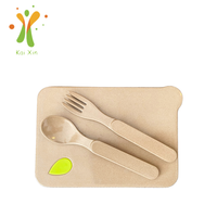Boîte à lunch à emporter personnalisée sans bpa réutilisable écologique balle de riz bento biodégradable étanche
