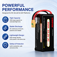 Paket Baterai Lithium Polymer 3C High Rate 22.2V 35Ah untuk Drone FPV, Survei Geologi, dan Inspeksi Industri