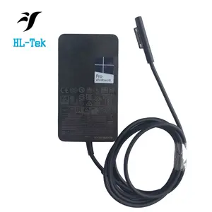 Surface Charger 44W 15V 2.58A AC Adaptor untuk Microsoft Surface Pro 3 Pro 4 PRO 2017 Permukaan pro Pro 6 Laptop