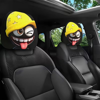Housse de repose-tête de voiture personnalisable avec impression sur mesure, étiquette personnalisée, vente chaude, toutes saisons, universelle