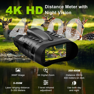 Binoculares de Visión Nocturna, Gafas y Telémetros Ópticos de <span class=keywords><strong>Caza</strong></span> con IR, 4K, Láser y LRF para Exteriores - Product Image 1