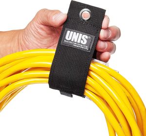 13-Inch Heavy Duty Extension Cord Storage Organizer 8 Pack Large <strong>Cable</strong> Ties Strap <strong>Loop</strong> Hanger <strong>Hook</strong> <strong>Loop</strong> Tapes for Power Cord - Product Image 5