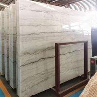Marbre blanc de Guangxi en gros, pierre naturelle polie pour sols, comptoirs, escaliers, carreaux, pierre
