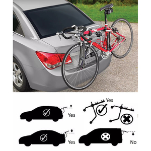 Porte-vélos de <span class=keywords><strong>toit</strong></span> en acier inoxydable pour 3 vélos, <span class=keywords><strong>transport</strong></span> de voyage en plein air - Product Image 4