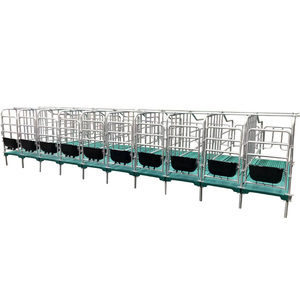 Mới nhúng nóng mạ kẽm lợn nhà ở hệ thống Tritan trough cắn bằng chứng chống nghiền lợn nái bút <span class=keywords><strong>farrowing</strong></span> chuẩn bị nhóm Nhà ở cho - Product Image 4