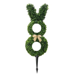 Planta Artificial de Ciprés con Conejo de Pascua, Decoración Verde para el Hogar, Removible, Novedad - Product Image 6