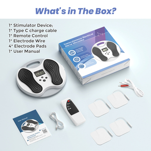 Creliver OEM bán buôn Chất lượng cao chân xung Massager EMS chân Massager USB có thể sạc lại EMS chân Massager LCD - Product Image 6